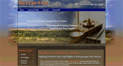 Desktop Screenshot of danbacacriminalattorney.com